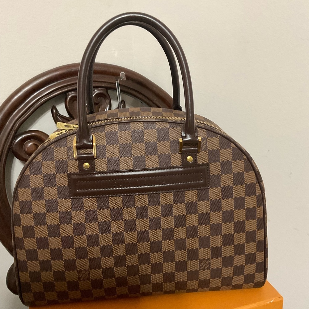 Louis Vuitton Damier Ebene Nolita Brown Satchel